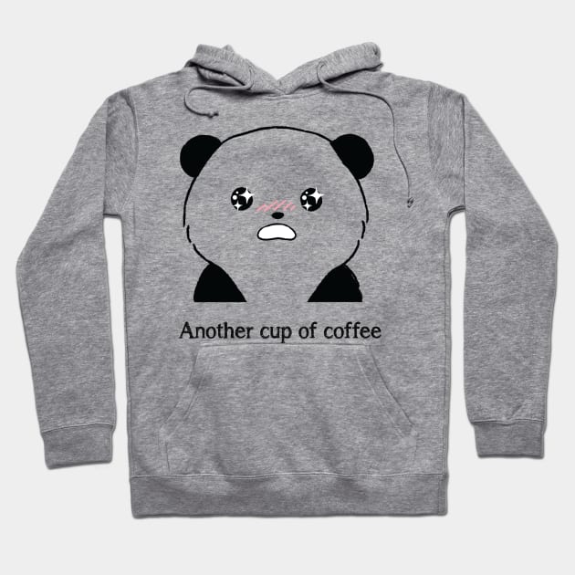 Panda coffee Hoodie by AA